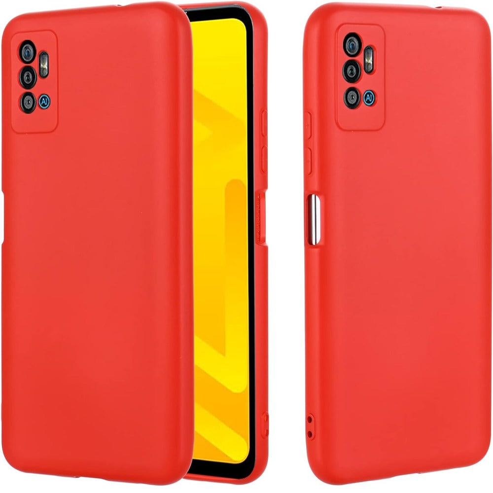 Funda para ZTE A71 Soft Feeling Antishock Rojo Resistente