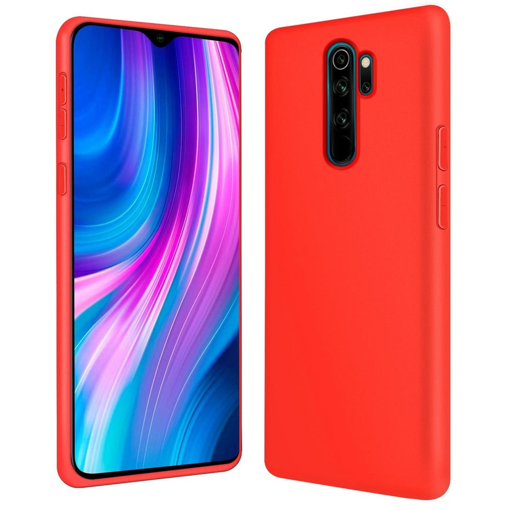 Funda Case para Xiaomi Redmi Note 8 Pro Soft Feeling Rojo