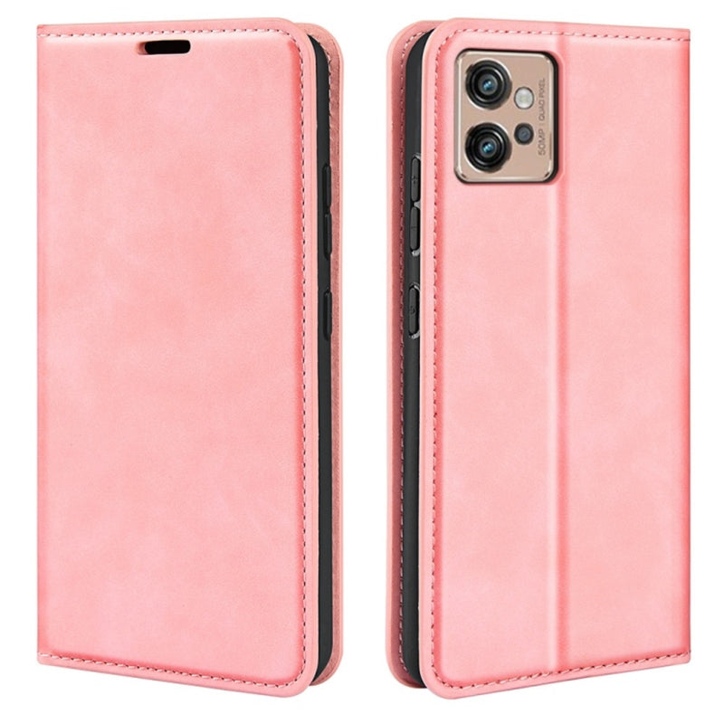 Funda Case for Motorola Moto G32 Flip Cover Rosa Antishock