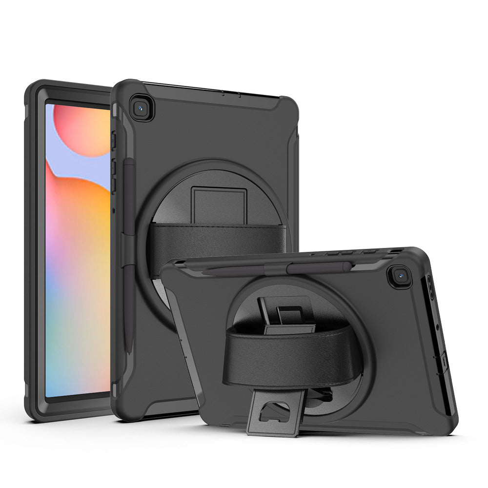 Funda para Lenovo M10 Plus 10.6" Negra Giratorio + Parante