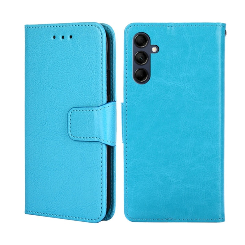 Funda Case para Samsung A14 Flip Cover Celeste Antishock