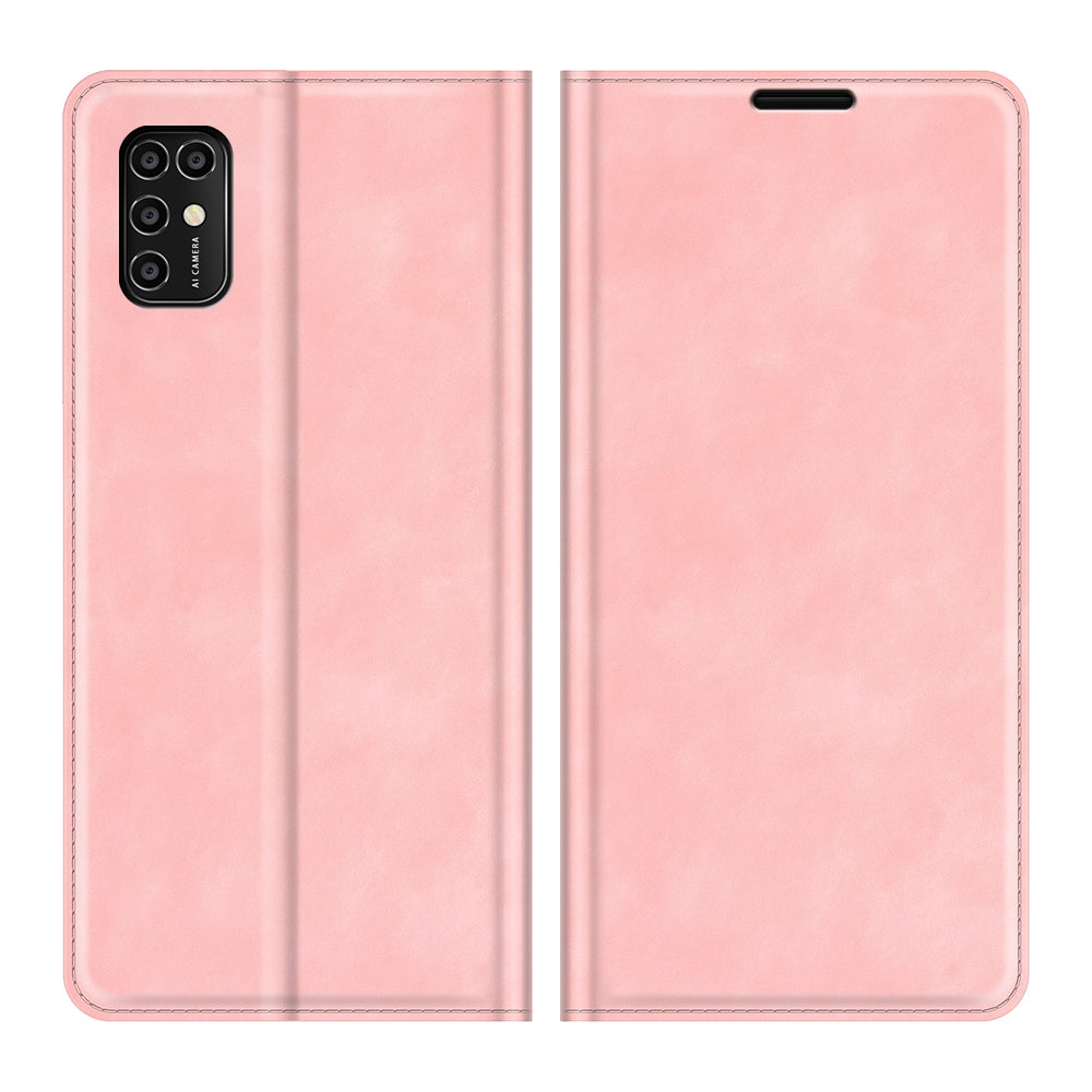 Funda Case para Zte V20 Smart Flip Cover Rosa Antishock