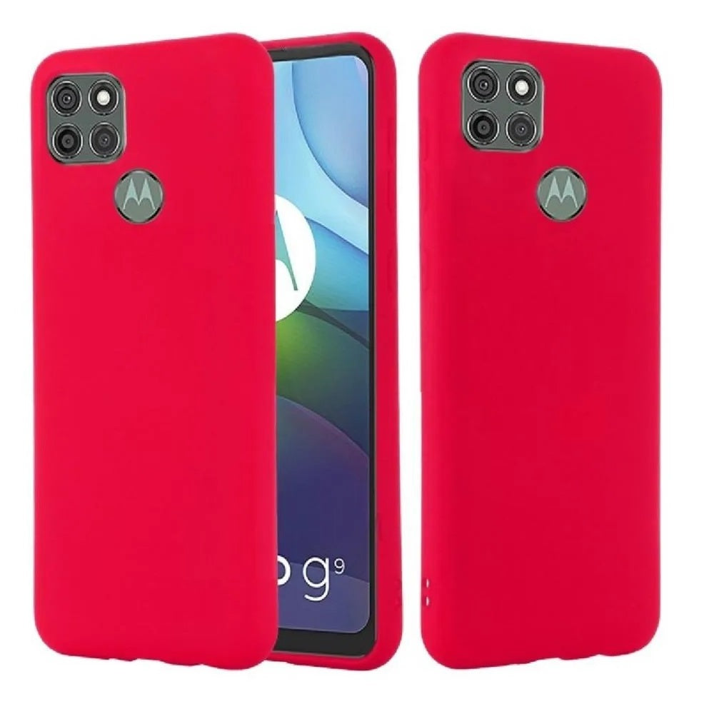 Funda Case de Motorola G9 Power Soft Feeling Antishock Rojo