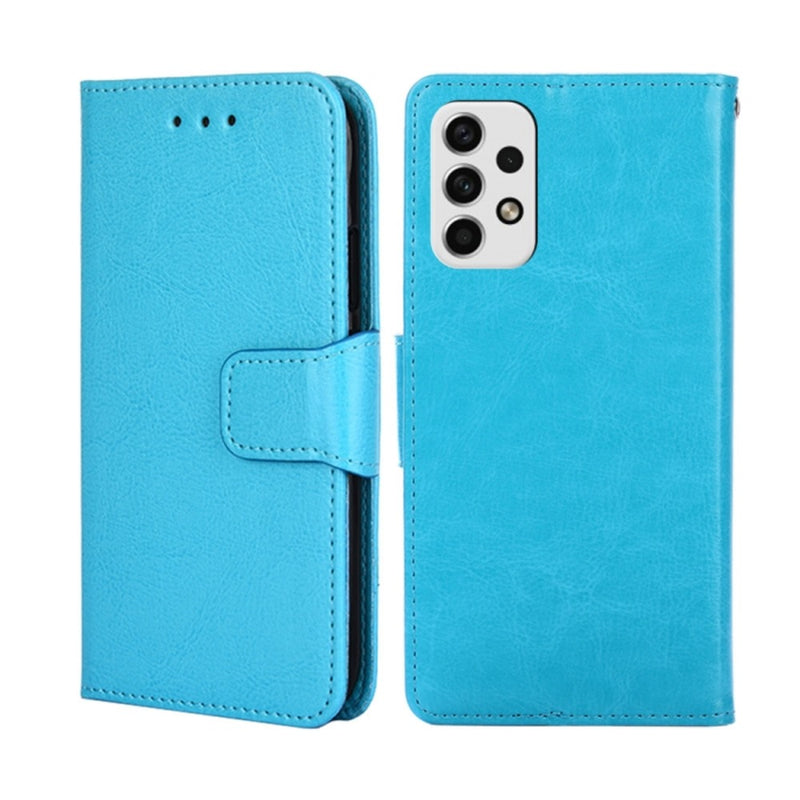 Funda Case para Samsung A23 Flip Cover Celeste Antishock