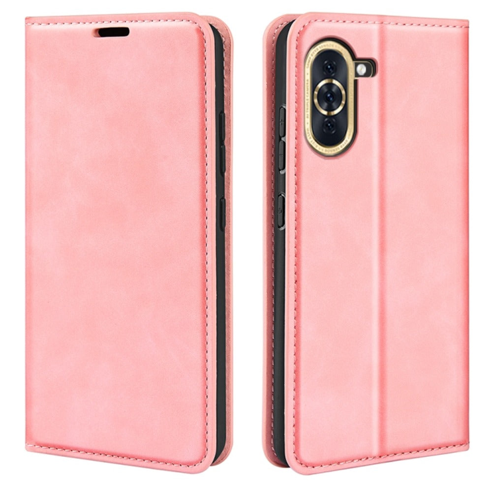 Funda Case para Huawei Nova 10  Flip Cover Rosa Antishock