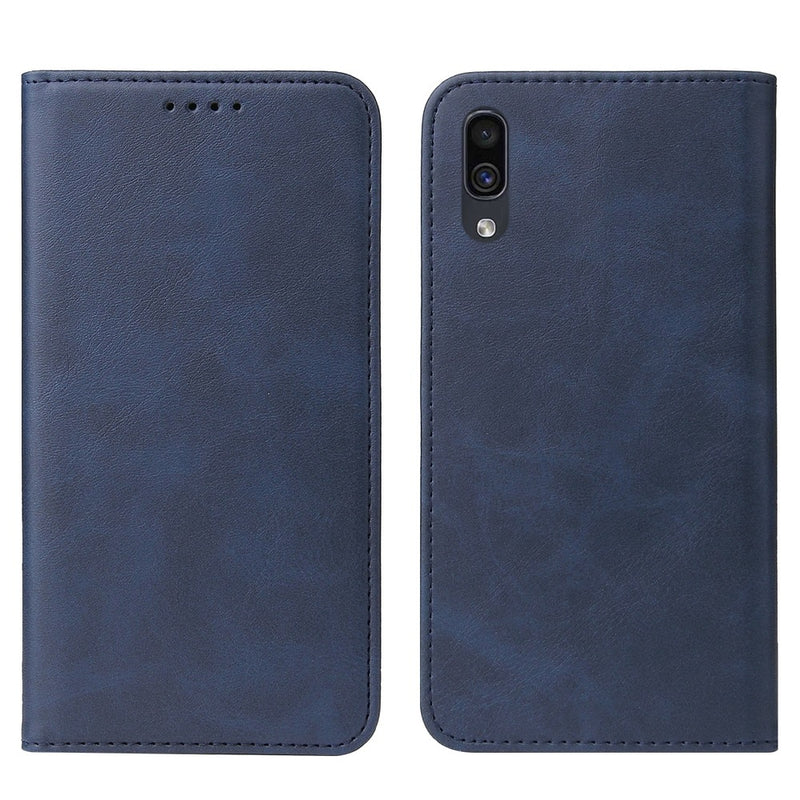 Funda Case para Samsung A30 Flip Cover Azul Antishock