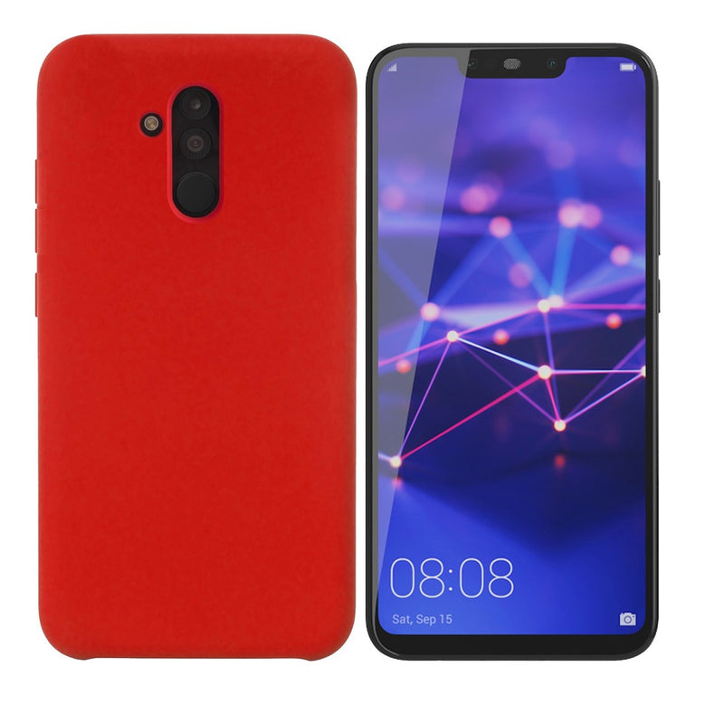 Funda para Huawei Mate 20 Lite Soft Feeling Antishock Rojo