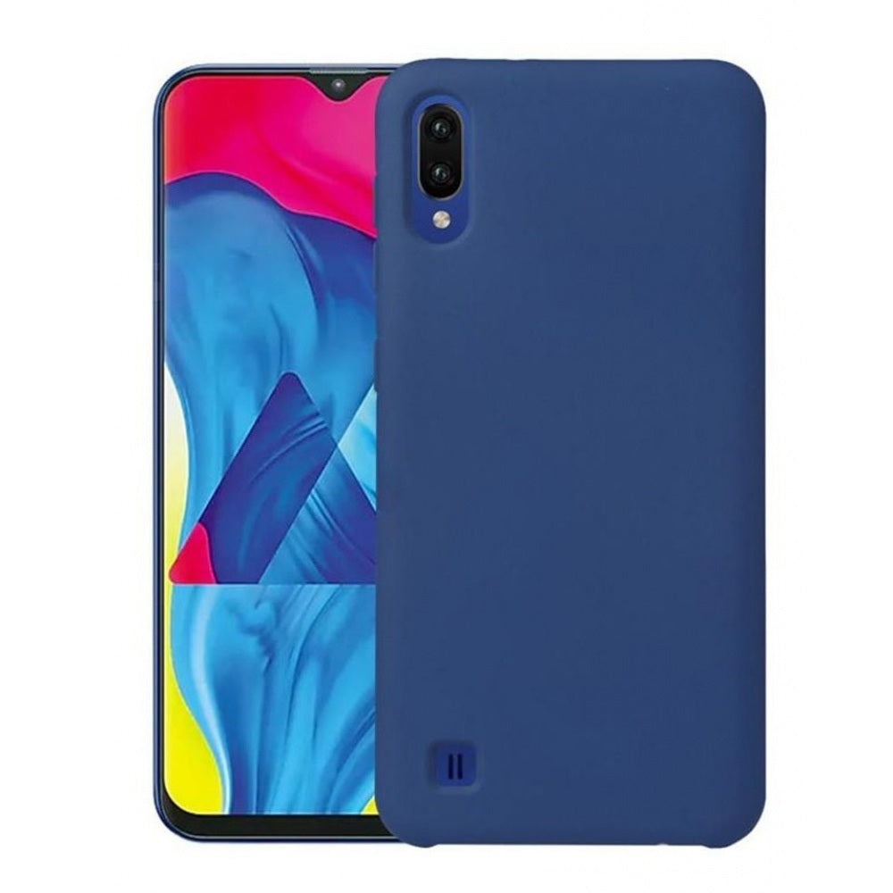 Funda de Samsung A01 Soft Feeling Antishock Azul Resistente