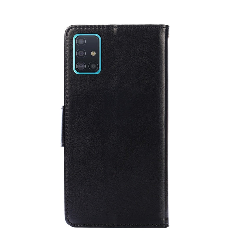 Funda Case para Samsung A51 Flip Cover Negro Antishock