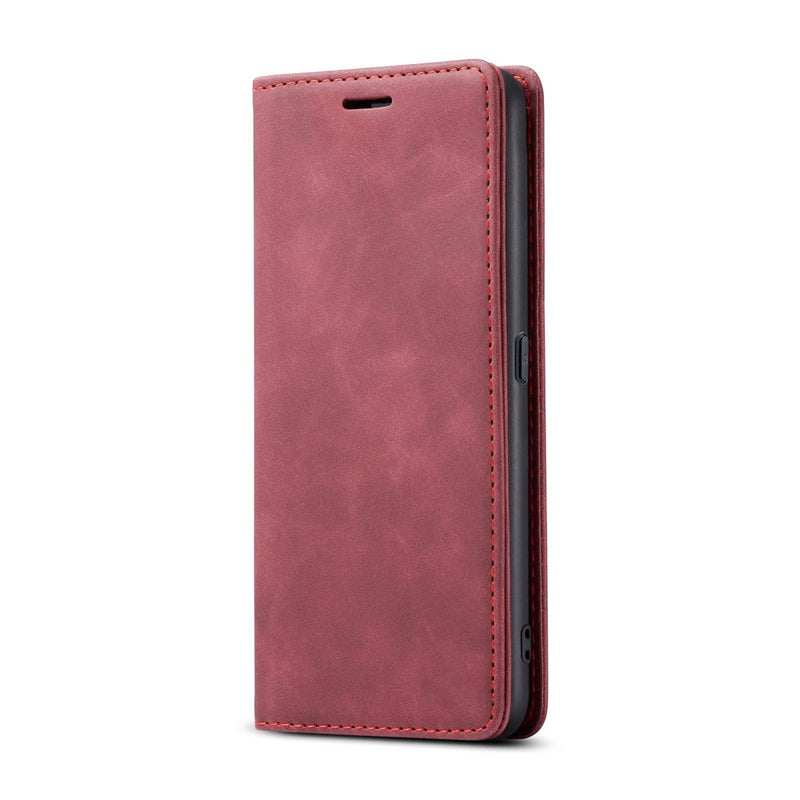 Funda Case para Oppo A54 Flip Cover Guinda Antishock