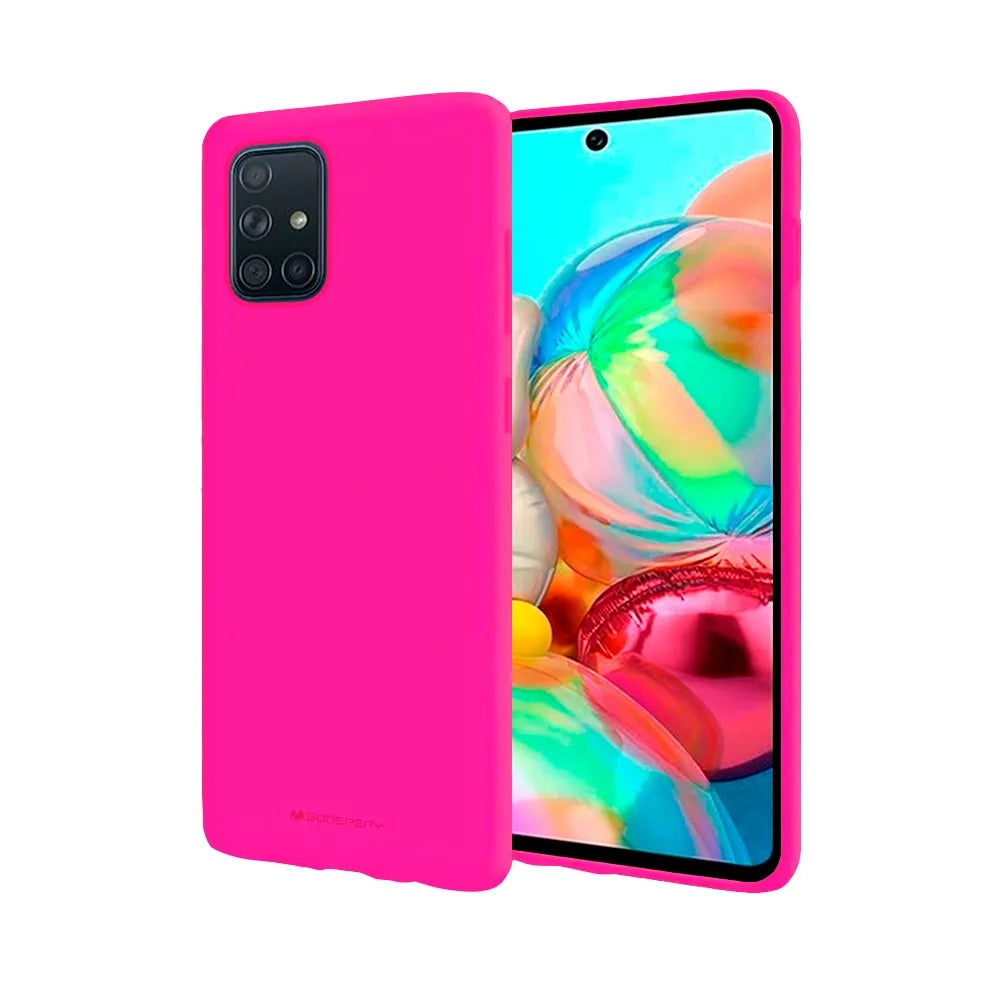 Funda Case para Samsung A52 Soft Feeling Antishock Fucsia