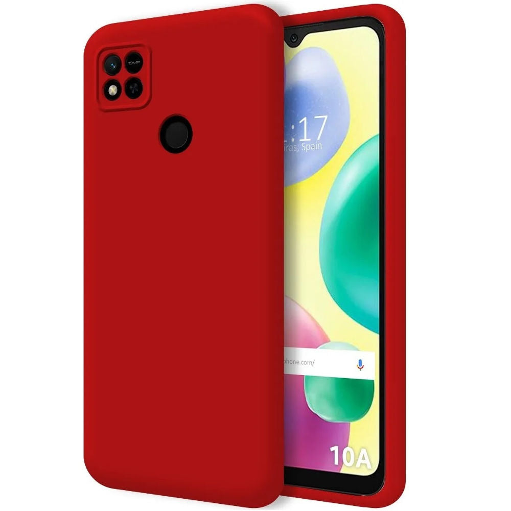 Funda for Xiaomi 10A Soft Feeling Antishock Rojo Resistente