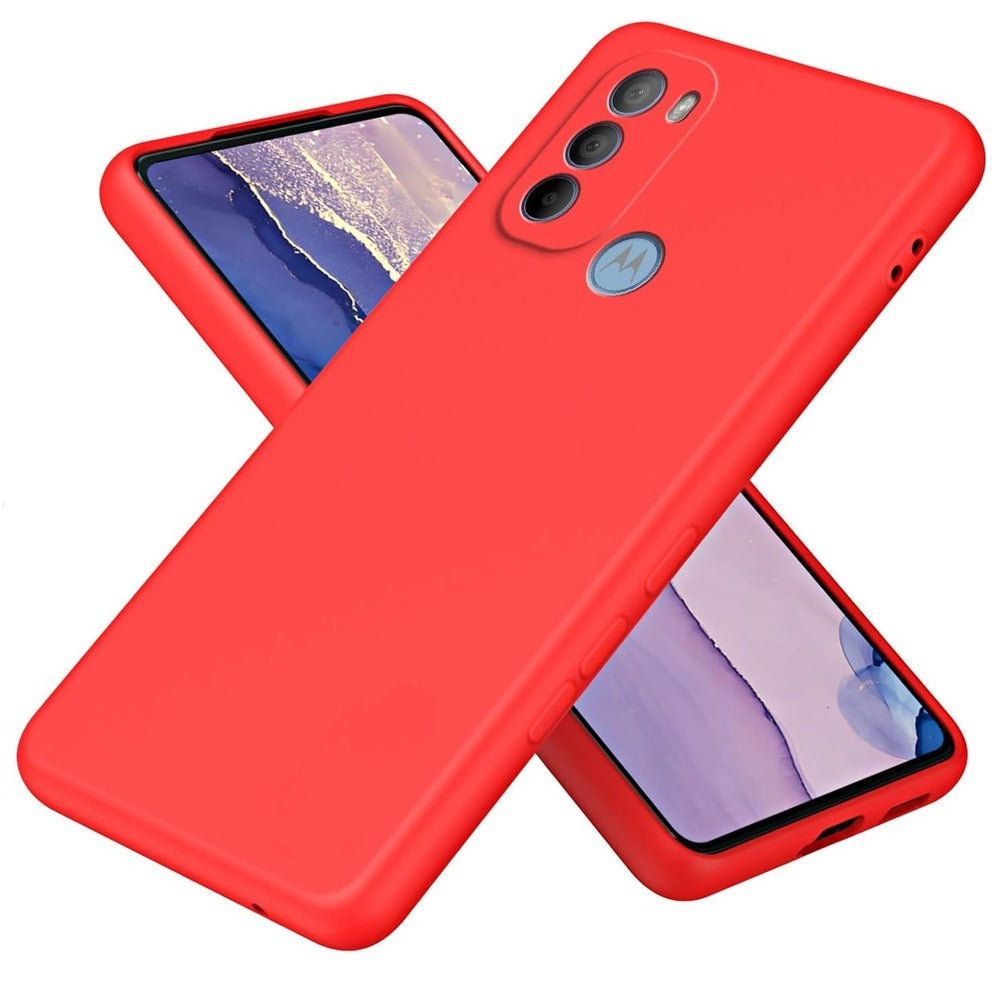 Funda Case para Motorola G31 Soft Feeling Antishock Rojo