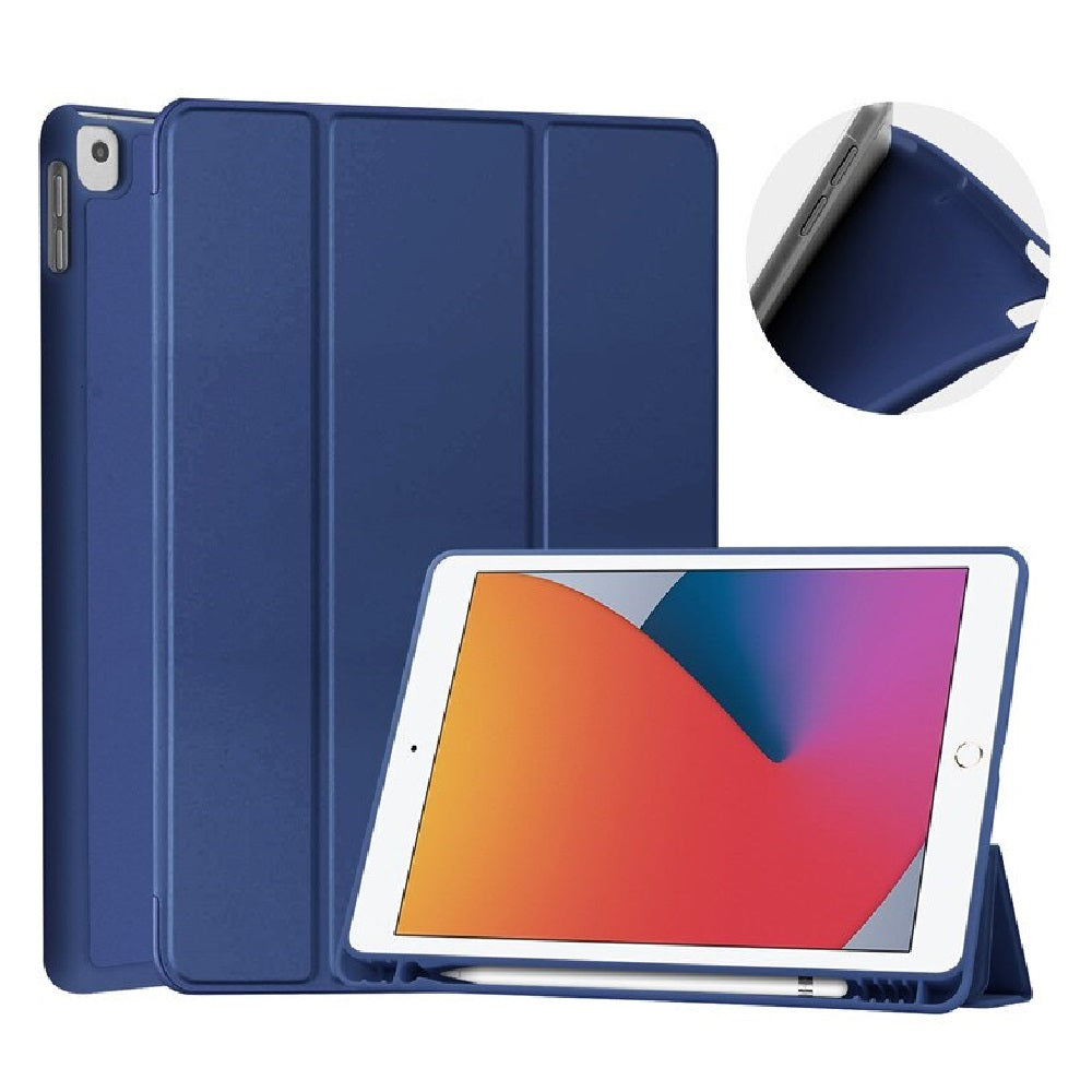 Funda de Lenovo M10 2da Gen Imantada con Portalápiz Azul