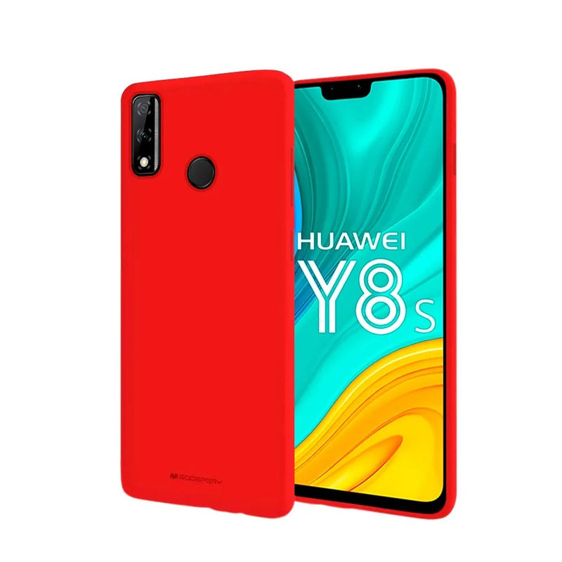 Funda for Huawei Y8s Soft Feeling Antishock Rojo Resistente