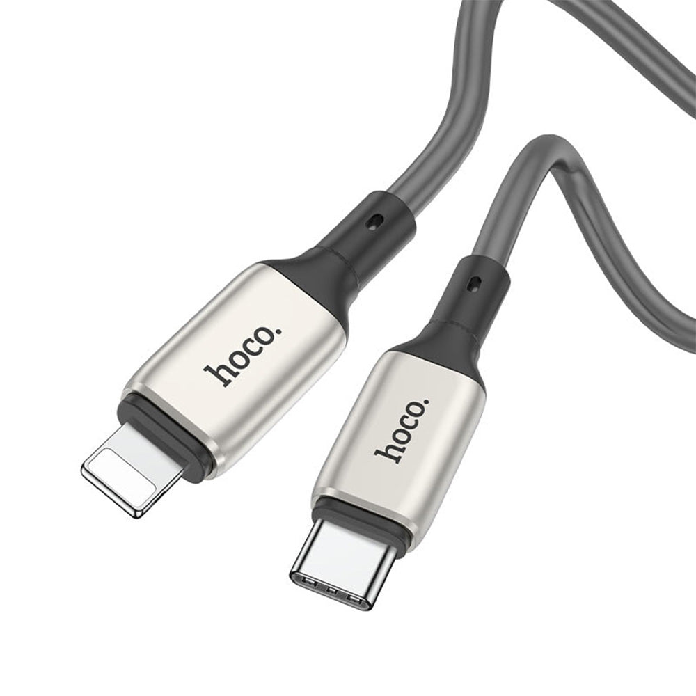 Cable De Datos Tipo C a Lightning 20W 1m Hoco X66 Negro