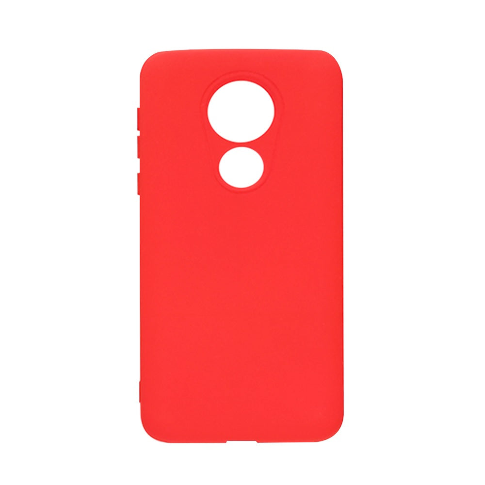 Funda Case de Motorola G7 Power Soft Feeling Antishock Rojo