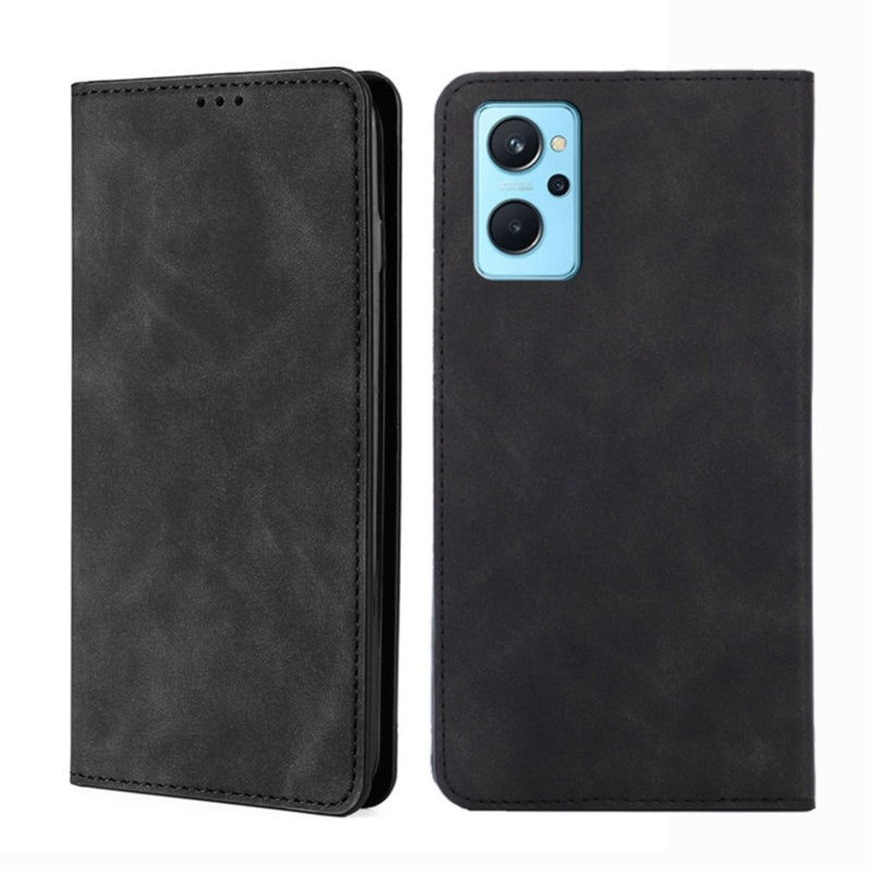 Funda Case para Realme 9I Flip Cover Negro Antishock