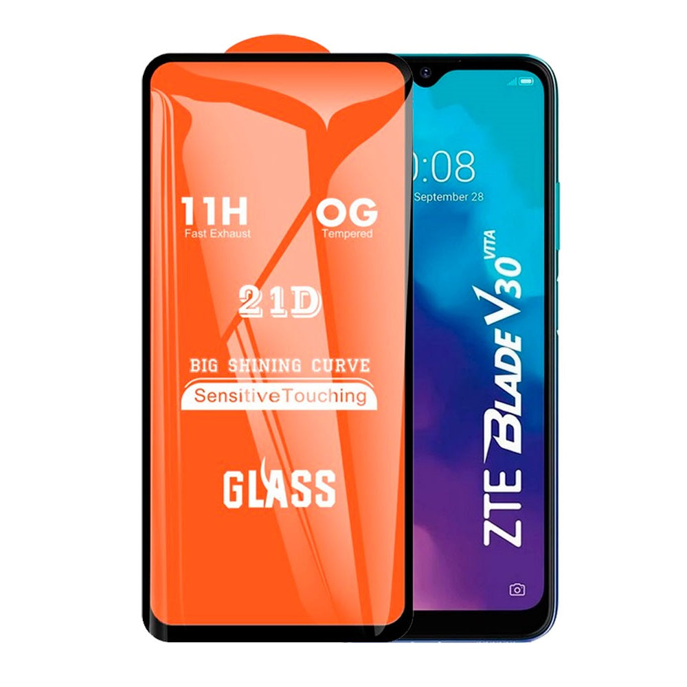 Mica para Zte V30 Smart Protector de pantalla 21D Antishock