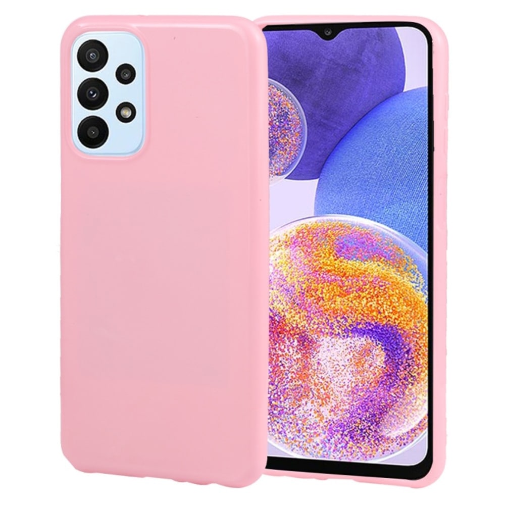 Funda Case para Samsung A23 5G Jelly Pearl Rosa Antishock